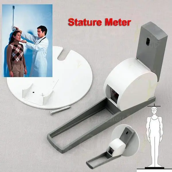2m Easy Read Round Wall Mounted Height Meter/Stadiometer Baby Growth