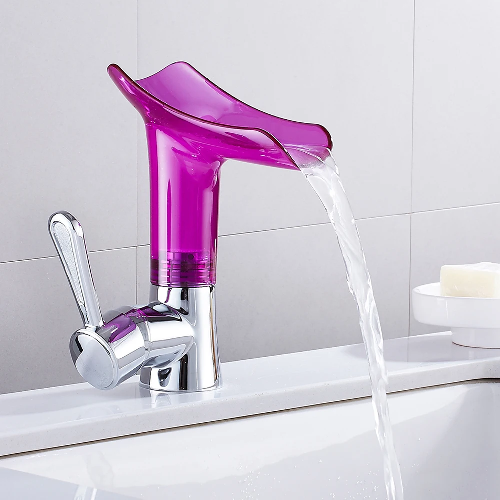 

Bathroom Faucet Advanced Modern waterfall contemporary Bathroom basin sink Mixer waterfall Tap