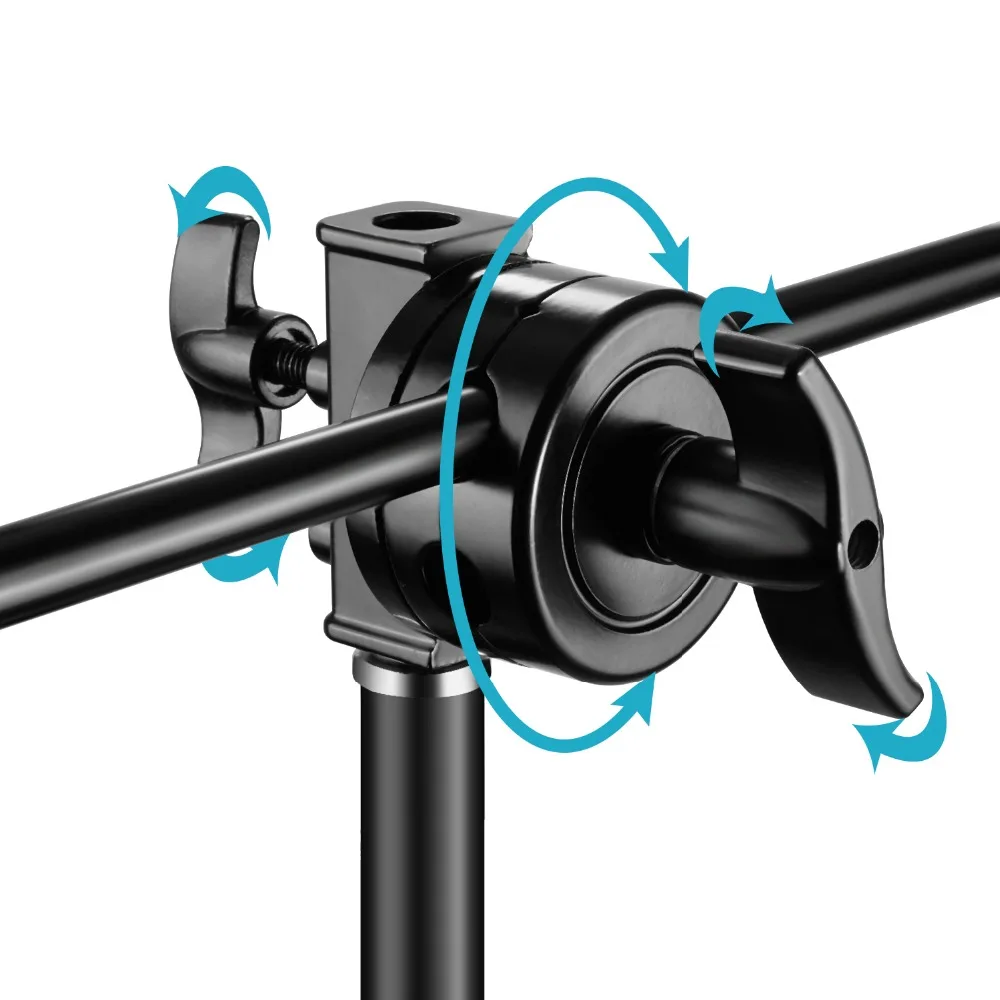  Neewer 2-pack Heavy Duty Light Stand C-Stand - Max. 10 feet/3 meters Adjustable with 3.5 feet Holdi