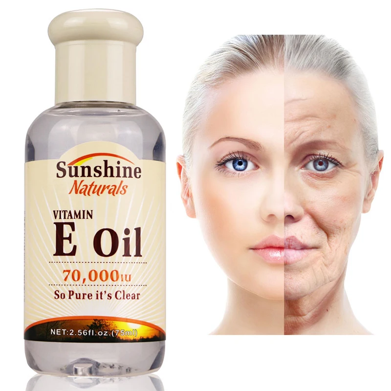 

Natural Vitamin E Oil 70000IU Skin Care Hyaluronic Acid Face Lift Essence Tender Anti-Aging Face Serum Anti Wrinkle Face Cream