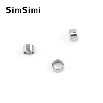 

Simsimi round circle slide beads for jewelry making parts 3mm/5mm DIY small tiny beads stainless steel 200pcs wholesale