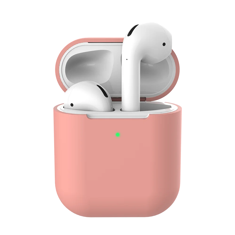 Мягкий силиконовый чехол для Apple Airpods 2 ударопрочный наушник защитный чехол Крышка водостойкая гарнитура аксессуары - Цвет: 12