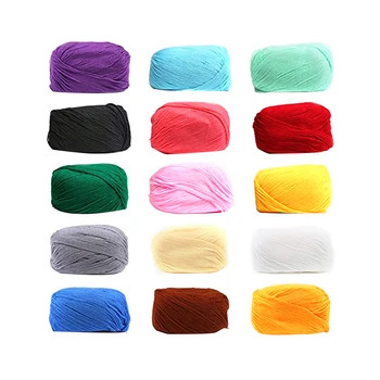 

15pcs 160M Knitting Wool Yarn 50g For Knitting Crochet Crafts DIY Craft