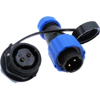 Waterproof connector SP16 IP68 cable connector plug & socket Male and Female 2 3 4 5 6 7 8 9 Pin - Image 3