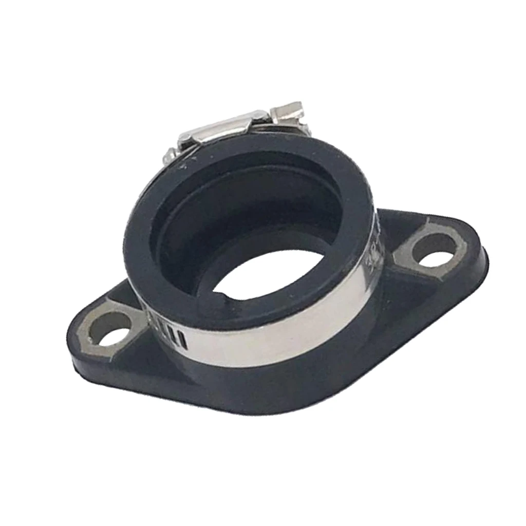 Motorcycle Carburetor Intake Interface Carb Adapter with O-rings for Suzuki GN125/GS125 Motorcycle 