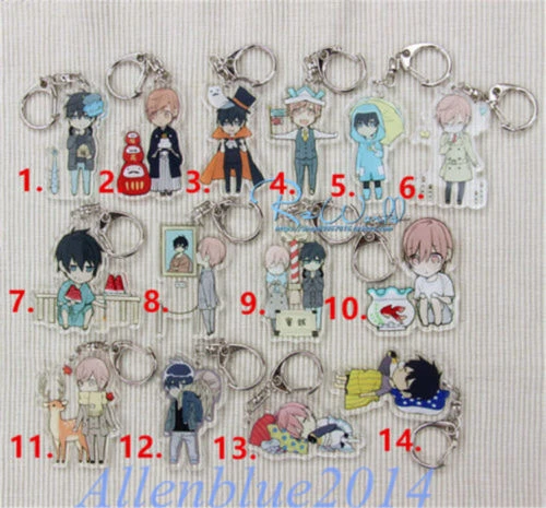 キーホルダー漫画10人 ペンダントコスチューム コスプレ シロタニ 黒瀬 ヤオ リヒト 宝井 Aliexpress