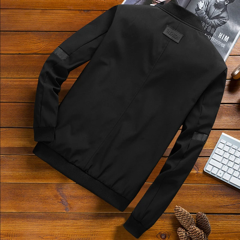 DIMUSI Mens Bomber Jackets Male Casual Outwear Zipper Baseball Unifor Coats Mens Hip Hop Streetwear Jackets Clothing 8XL,TA337