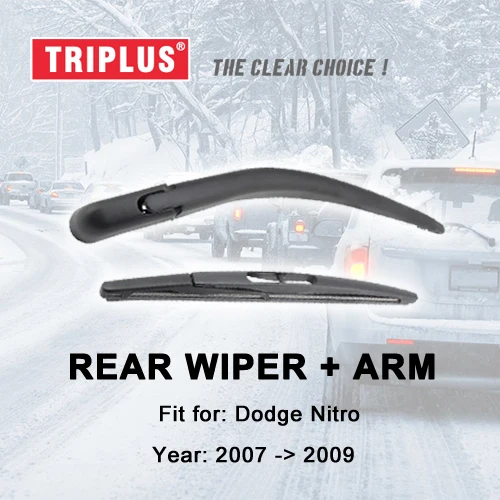 Rear Wiper Arm with Blade for Dodge Nitro (2007 2009) 1pc 11" 280mm