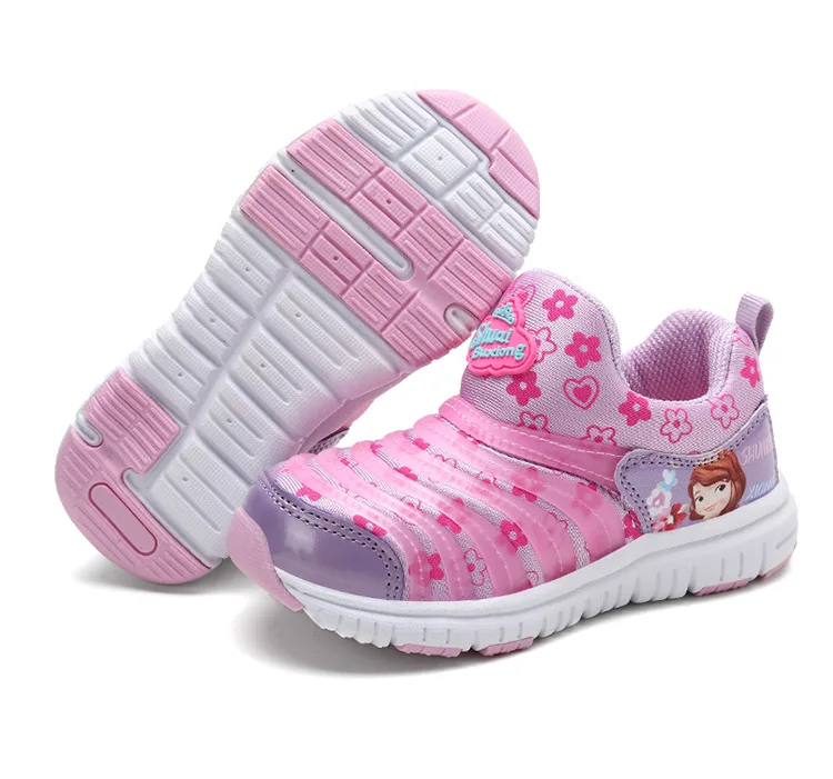 Новинка года; модная детская спортивная обувь; 7 цветов; Сникеры спайдермена для мальчиков; детская дышащая Брендовая обувь с гусеницей; мягкая удобная обувь - Цвет: бледный розовато-серый