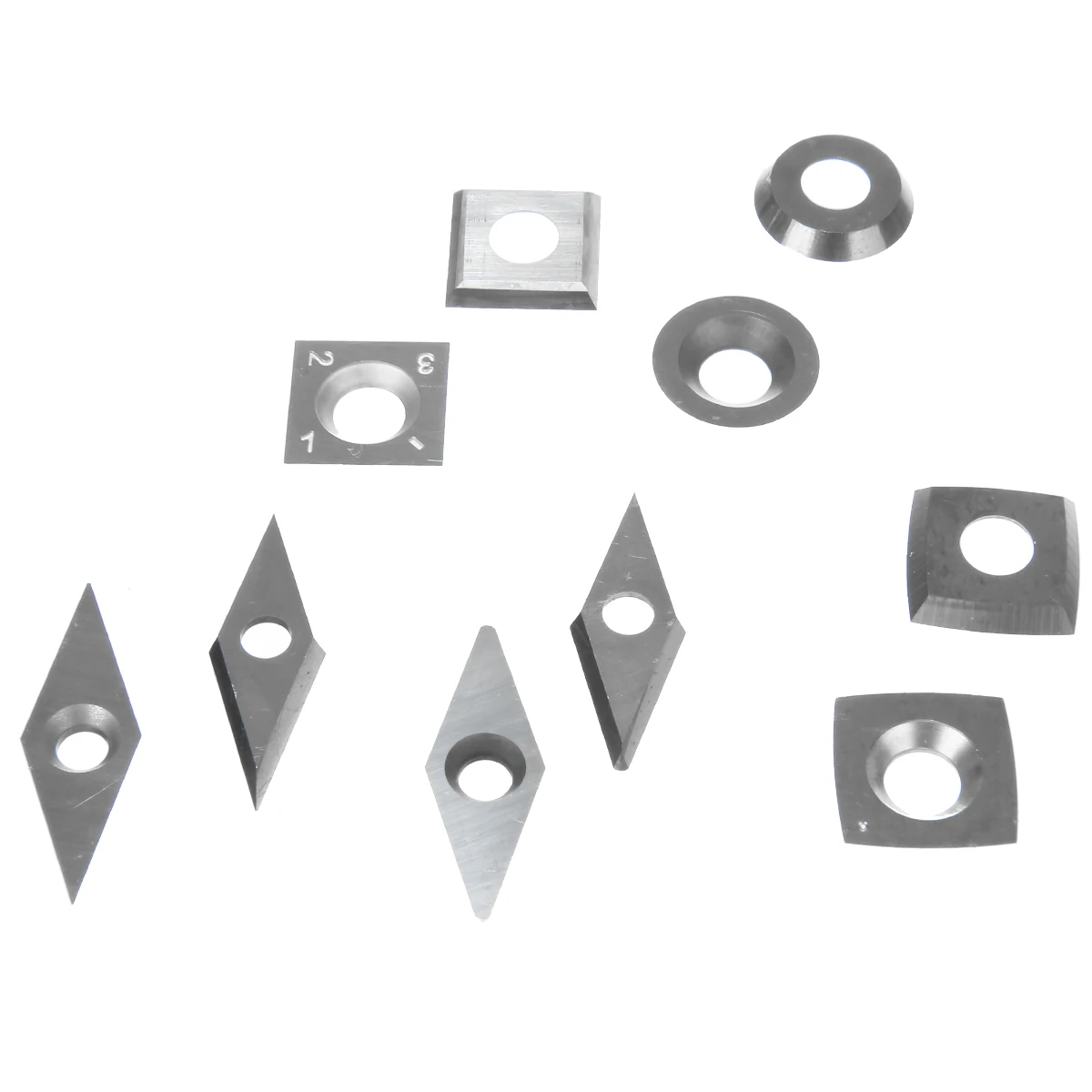 10 pçs set Lâminas de Diamante Quadrado
