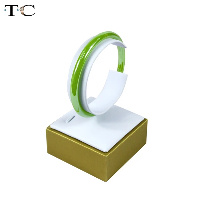 Whole 10pcs Lot Jewelry Display Bracelet Holder Bangle Stand Whole 10pcs Lot Jewelry Display Bracelet Holder Bangle Stand Jewellery Showed Gold With White Color