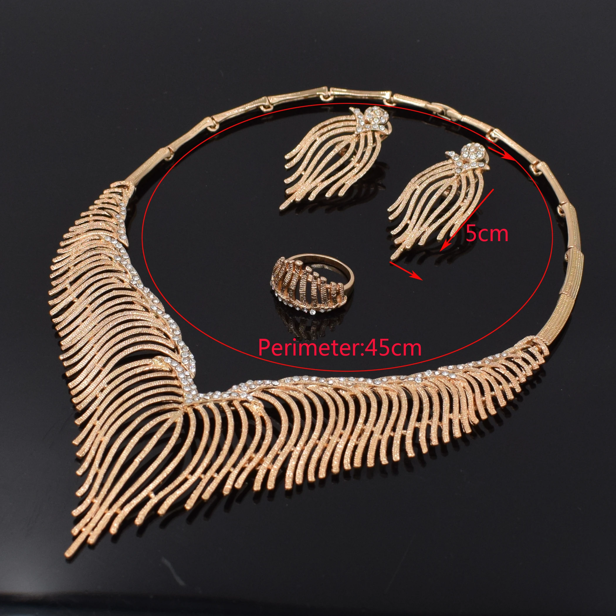 Günstige Luxus silber Schmuck sets Für Frauen Hochzeit Zirkonia Blume Afrikanische Perlen Schmuck Sets Indischen braut schmuck set 2019