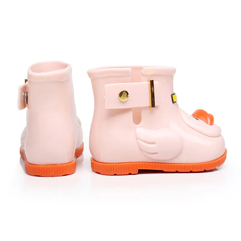 Детские резиновые сапоги непромокаемые сапоги для мальчиков и девочек Водонепроницаемая детская обувь с милым утиным пухом резиновые сапоги для малышей CSH310