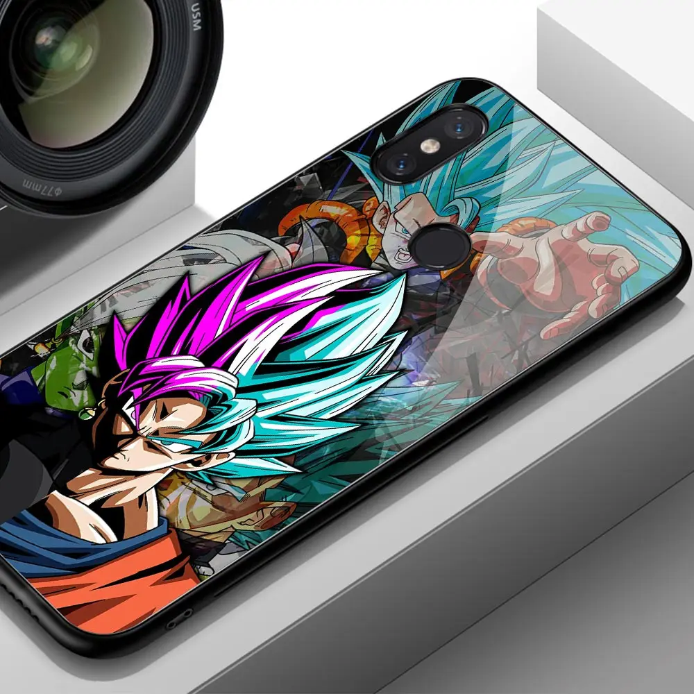 Чехол для Xiaomi mi 8 se, закаленное стекло, жесткая задняя крышка Dragon Ball Z, чехол для телефона для Xiaomi mi 6 8 9 SE lite mi x 2 2s3 max 3