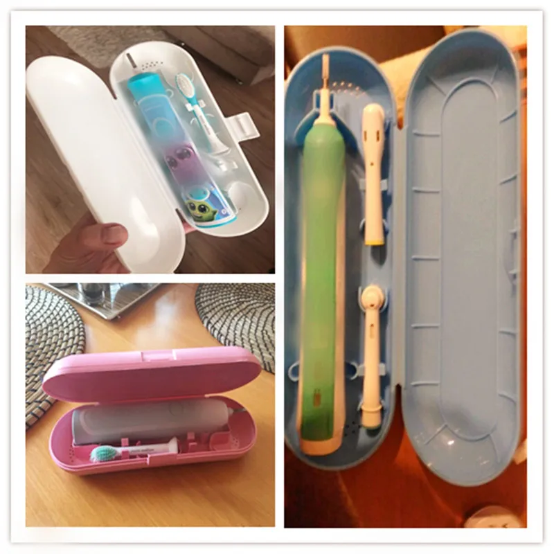 2 шт. чехол для электрической зубной щетки Oral B Philips|Насадки зубных щеток| |