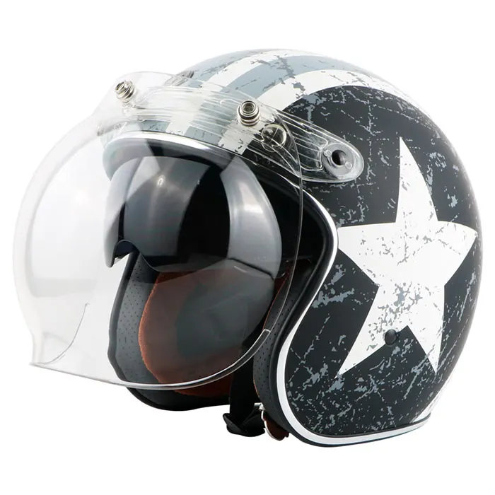 TORC moto шлем casco capacetes винтажные moto rcycle шлемы Модные Цветные moto rcross шлем телескопические линзы скутер шлем t57 - Цвет: helmet with bubble