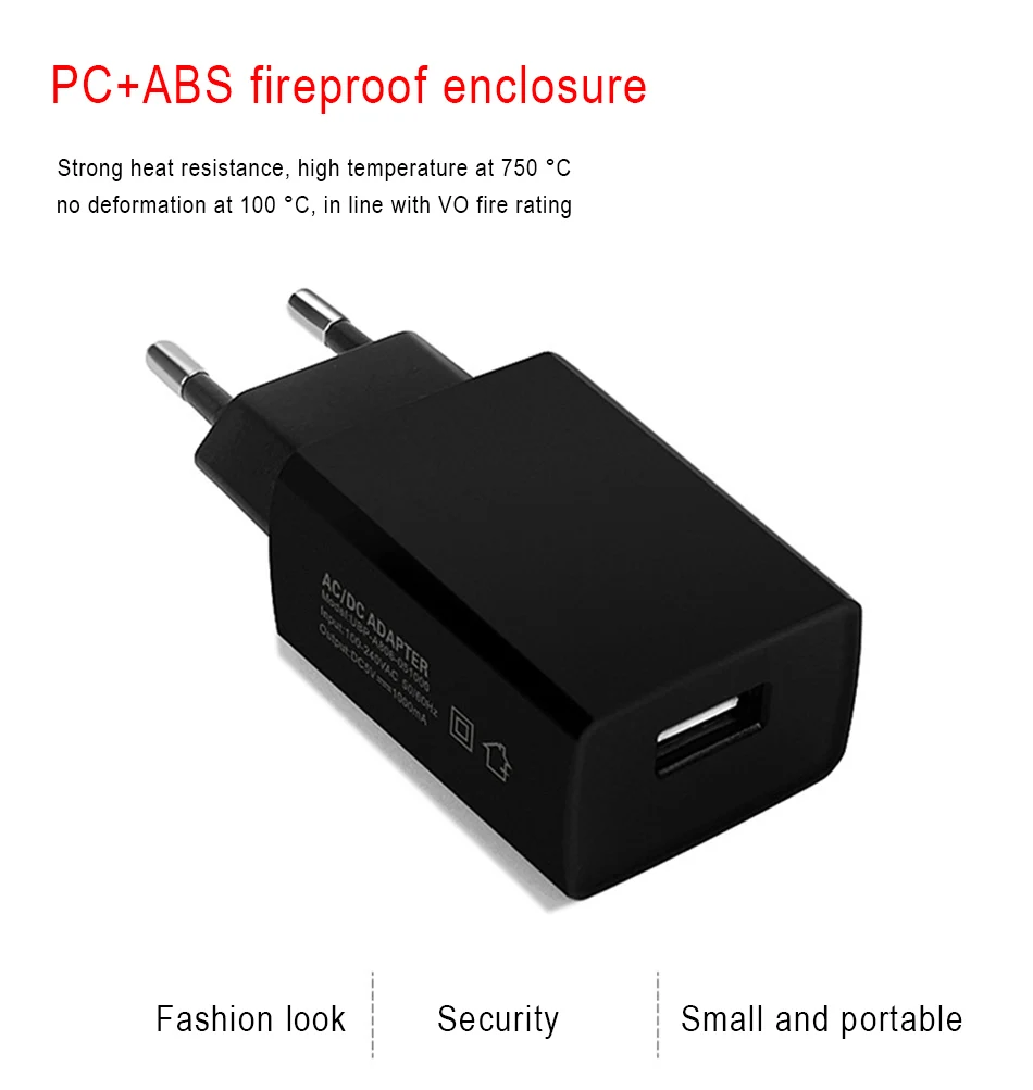 !ACCEZZ EU Plug Adapter Travel Wall Fast Charge For iPhone X 8 Samsung S9 S8 Universal Quick Charging Mobile Phone USB Charger  (7)