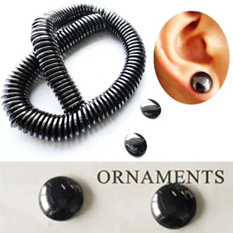 

2pcs Magnetic Slimming Earrings Slimming Patch Lose Weight Magnetic Health Jewelry Magnet Of Lazy Paste Slim Patch Accessory