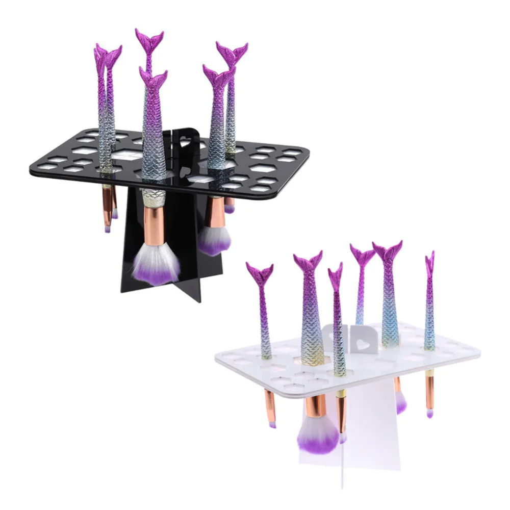Buy 26 holes Makeup Brush Holder Air Drying Rack