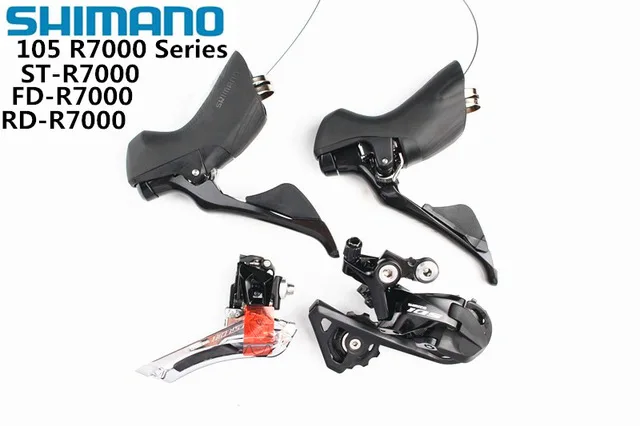 

SHIMANO R7000 Groupset 105 R7000 Derailleurs ROAD Bicycle Front Derailleur + Rear Derailleur + Shifter update from 5800