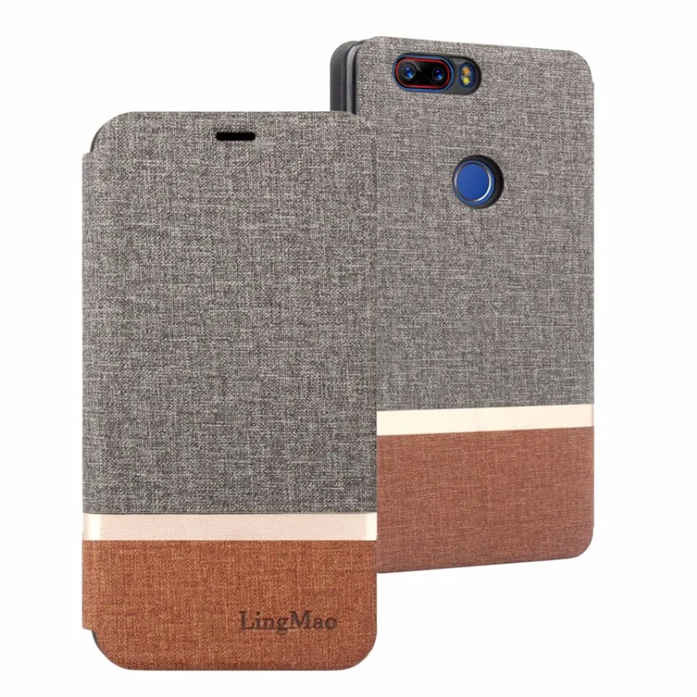 

ZTE Nubia Z17 Lite case ZTE Z17 Lite flip fabric full protective silicone back coque fundas Luxury ZTE Nubia Z17 Lite case 5.5"