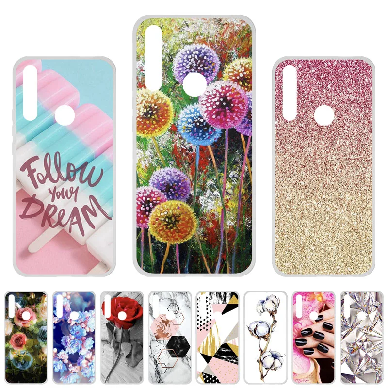 

For Huawei Y9 Prime 2019 Cases Silicone DIY Painted Coque Huawei P Smart Z Huawei Y9 Prime 2019 6.59 inch Covers Fundas Bumper
