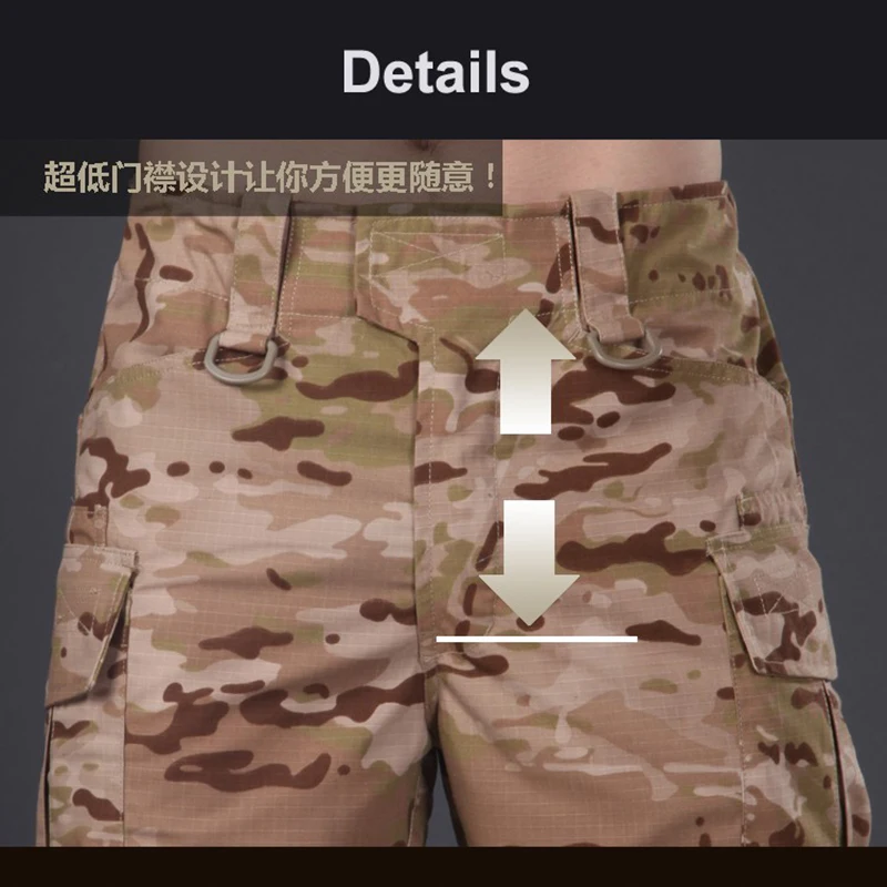 Новые CP шорты милитари тактические Мультикам длиной до колена Короткие брюки для тренировок камуфляж-Рипстоп шорты армейские шорты