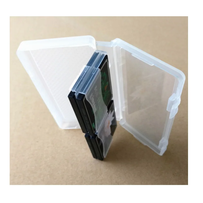 Прозрачный чехол для карт памяти держатель для карт памяти SD CF карта 5 карт жесткий мешок водостойкий пластик в форме 1CF+ 4SD