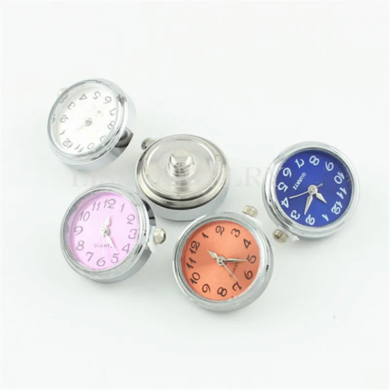 DIY watch snaps buttons Round DIY Alloy Ginger Snap Watch for snaps