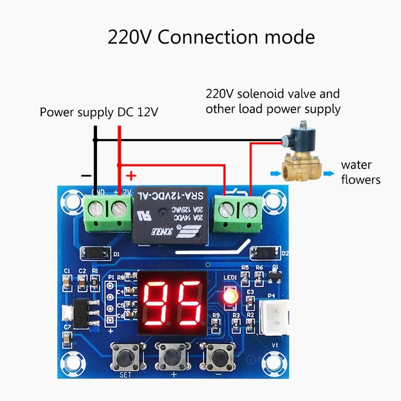 

12V Soil Humidity Sensor Controller Irrigation System Automatic Watering Module