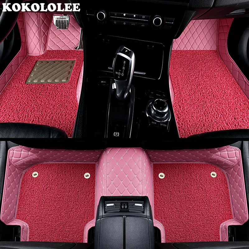 Автомобильные напольные коврики KOKOLOLEE на заказ для BMW всех моделей 535 530 X3 X1 X4 X5 X6 Z4