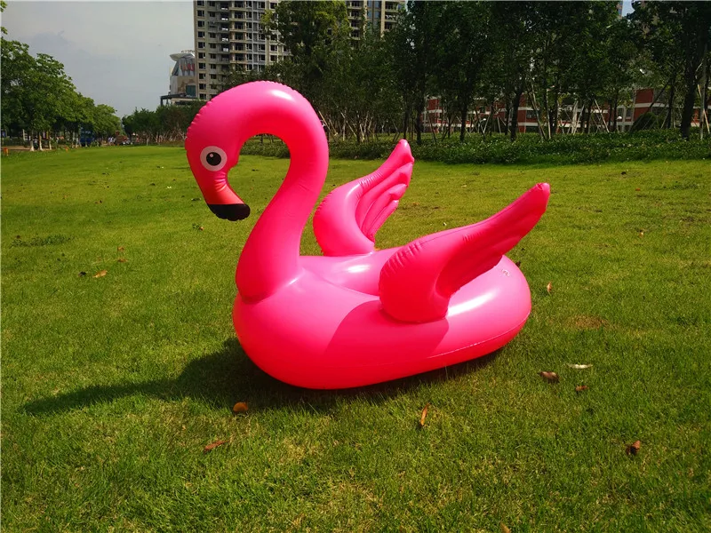 Розовый фламинго бассейн из ПВХ игрушки для купания для детей Детские плавающие кольца мультфильм надувные лодки для плавания бассейн Вечерние