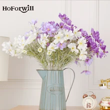 

6 Pcs/Lot Artificial Flowers Daisy Silk Flowers Handmade 6 Heads Decoration Home Living Room Festival Party Decor 10 Colors