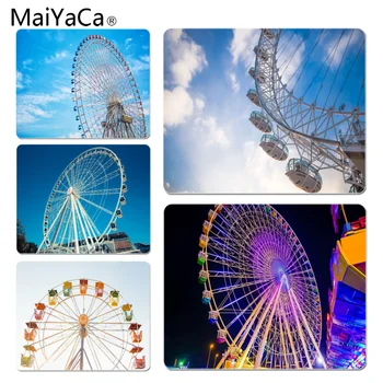 

MaiYaCa Boy Gift Pad Ferris wheel mouse pad gamer play mats Size for 18x22cm 25x29cm Rubber Mousemats