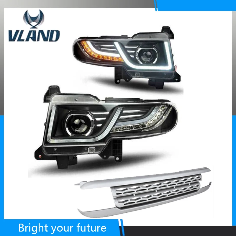 

Car Front Head Lamp for Toyota FJ Cruiser 07-14 Headlights and Grilles HID Xenon Projector Tail Lights for FJ Cruiser