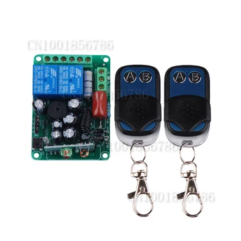 

220V 2CH RF Wireless Remote Control Switch learning code 1 recevier + 2transmitter M4T4L4 adjustable