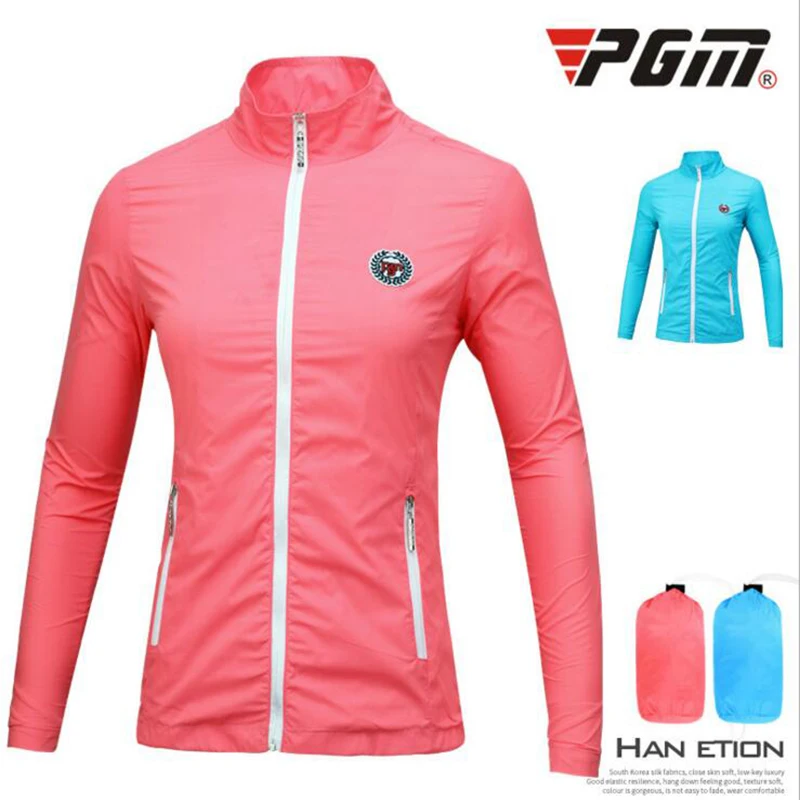 PGM Golf Jackets For Women Anti Pilling Windproof Waterproof Breathable