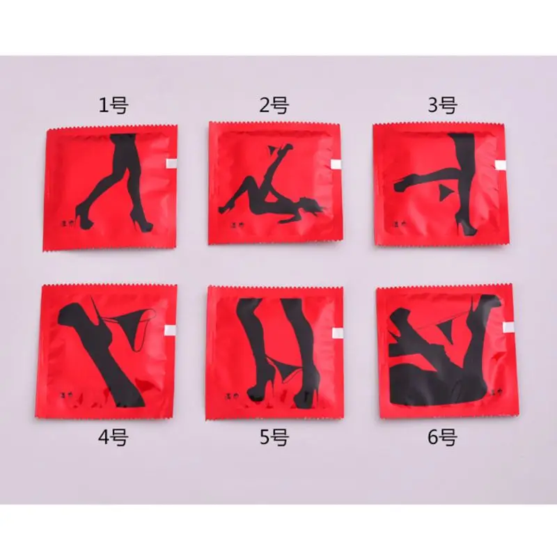 10Pcs Set Creative Tricky Joke Funny Condom Shape Wet Wipes Towel Sexy Lady Printed Potable Individually 3