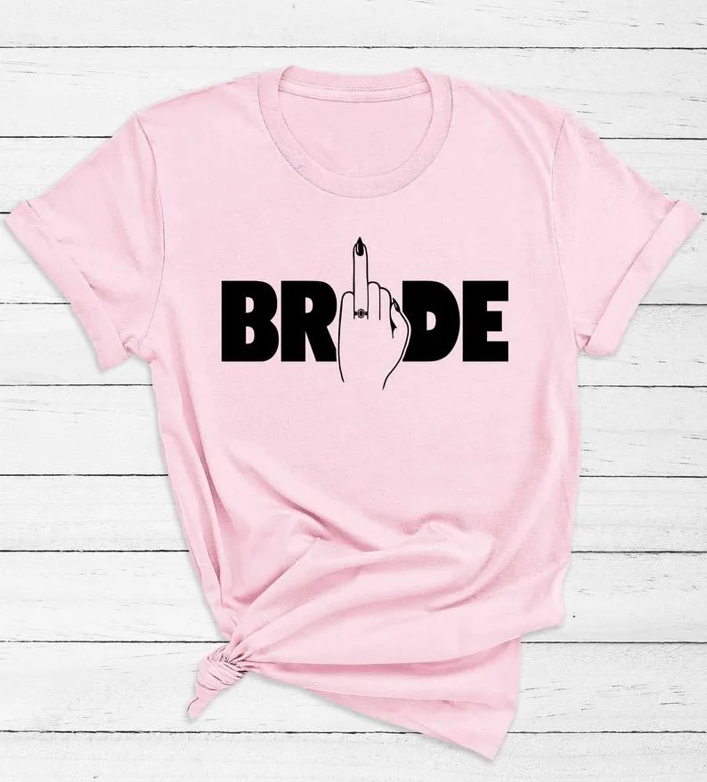 

Skuggnas New Arrival Bride Tribe T-shirt Engagement Announcement Shirt Bachelorette Party Bride to Be t shirts Drop Shipping