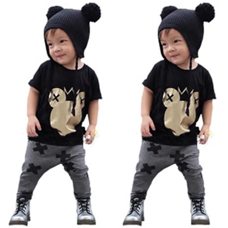 2017 Novelty Casual Kids Baby Boys Mickey Mouse Outfits Set Cotton 2017 Novelty Casual Kids Baby Boys Mickey Mouse Outfits Set Cotton T shirt+Pants Clothing New-in Clothing Sets from Mother & Kids on Aliexpress.com ... - 2017 Novelty Casual Kids Baby Boys Mickey Mouse Outfits Set Cotton