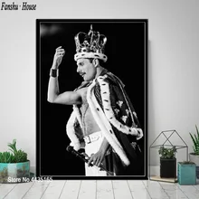 Queen Freddie Mercury художественный плакат богемная Рапсодия плакаты и печать, Картина Настенная живопись на холсте настенная художественная комната украшение дома