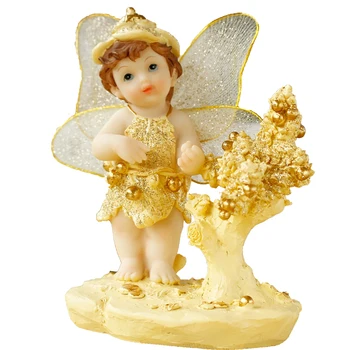 

Creative Golden Cupid Angel Arrangements European-style Home Decoration Jewelry Shop Window Counter Features Crafts