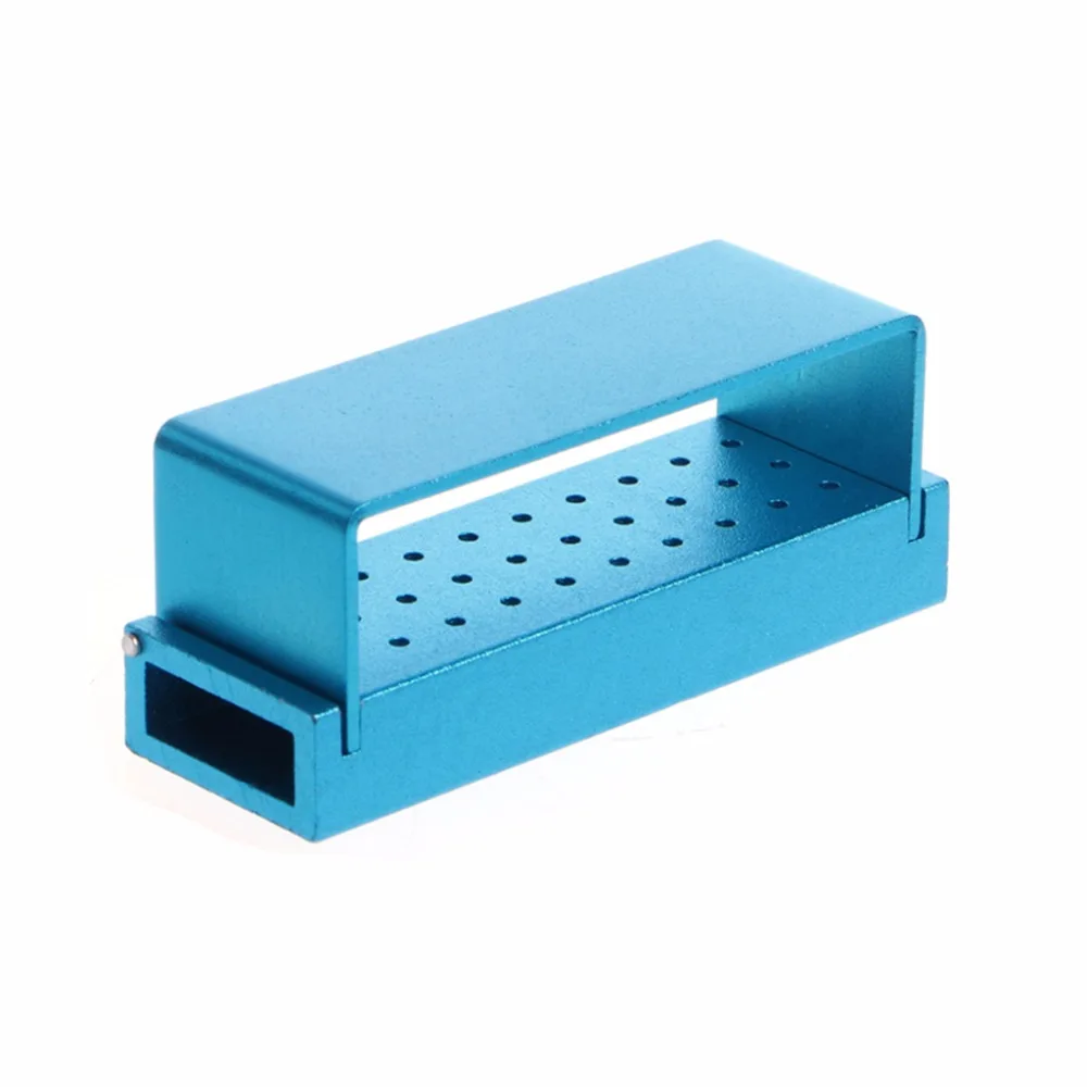 FSHALL Hot 30 Holes Dental Bur Burs Holder Block Autoclave Disinfection