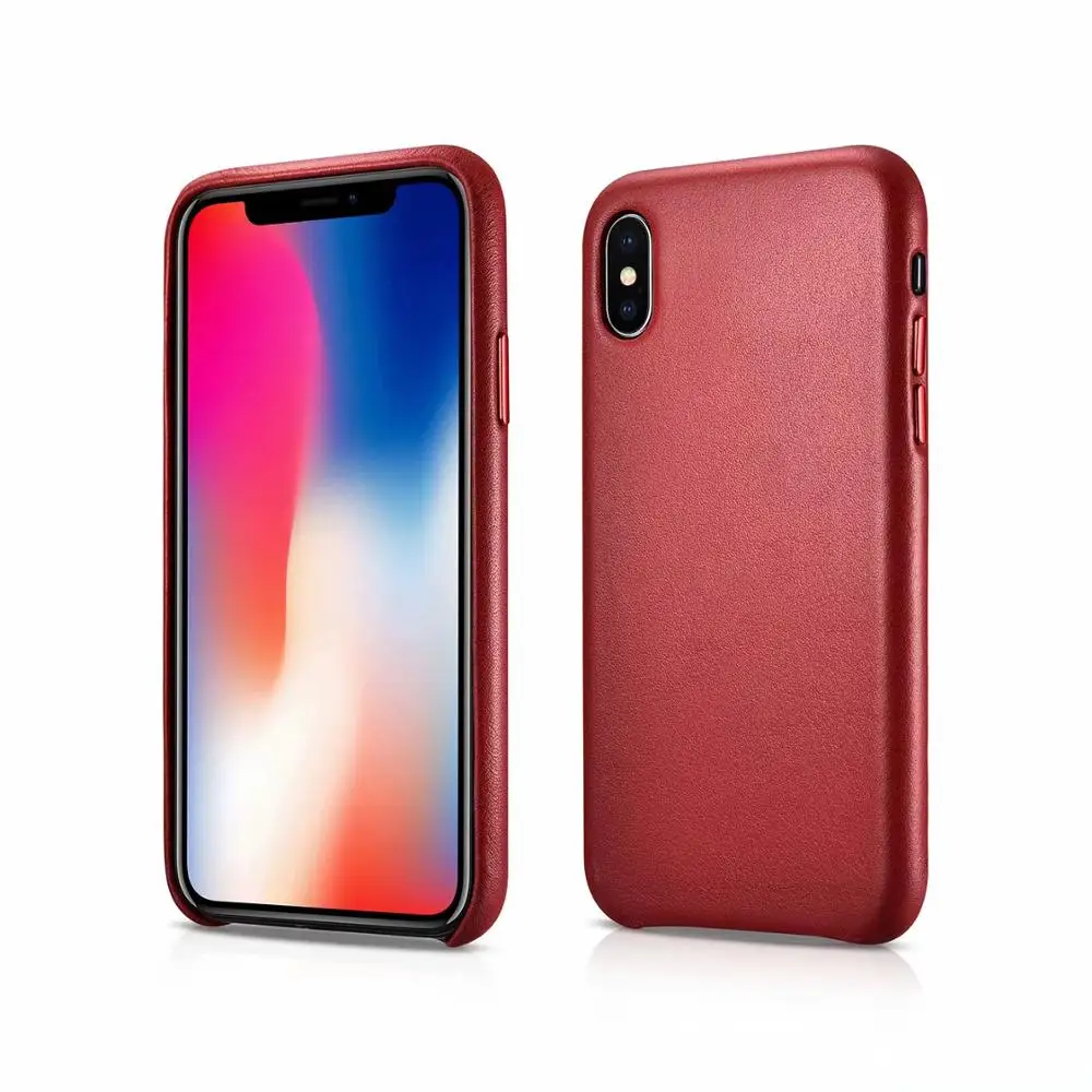 

4 Colors High Quality ICARER Handmade Retro Genuine Leather Case For iPhone XR Vintage Cowhide Leather Cover For iPhone XR