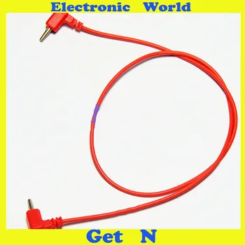 

10pcs/lot H-1001 2mm Banana Plug Wire Needle Inserted Renewable Test Line Banana Socket Wire 50cm