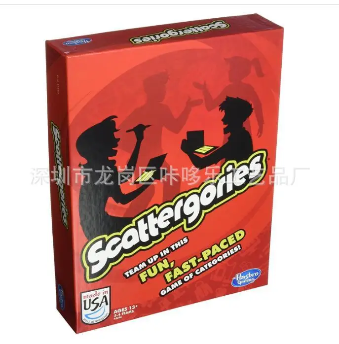 Scattergories настольная игра Scattergory пьянство Карта | Спорт и развлечения