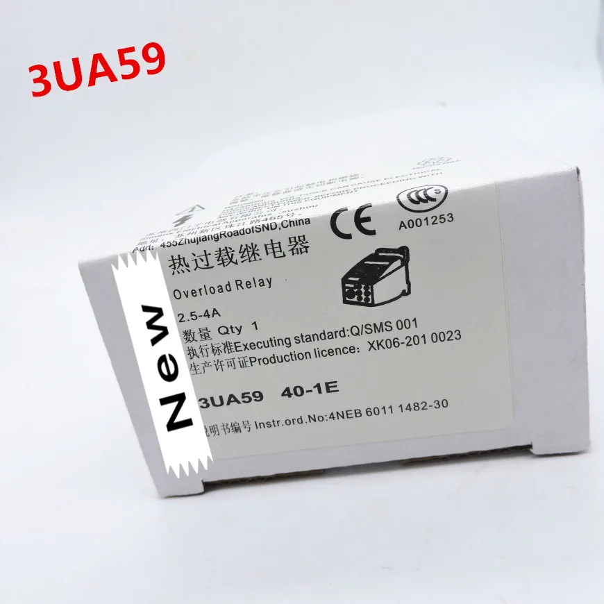 

100% Originla New 2 years warranty 3UA 3UA59 Thermal Overload Relay 3UA5940-1E 2.5-4A