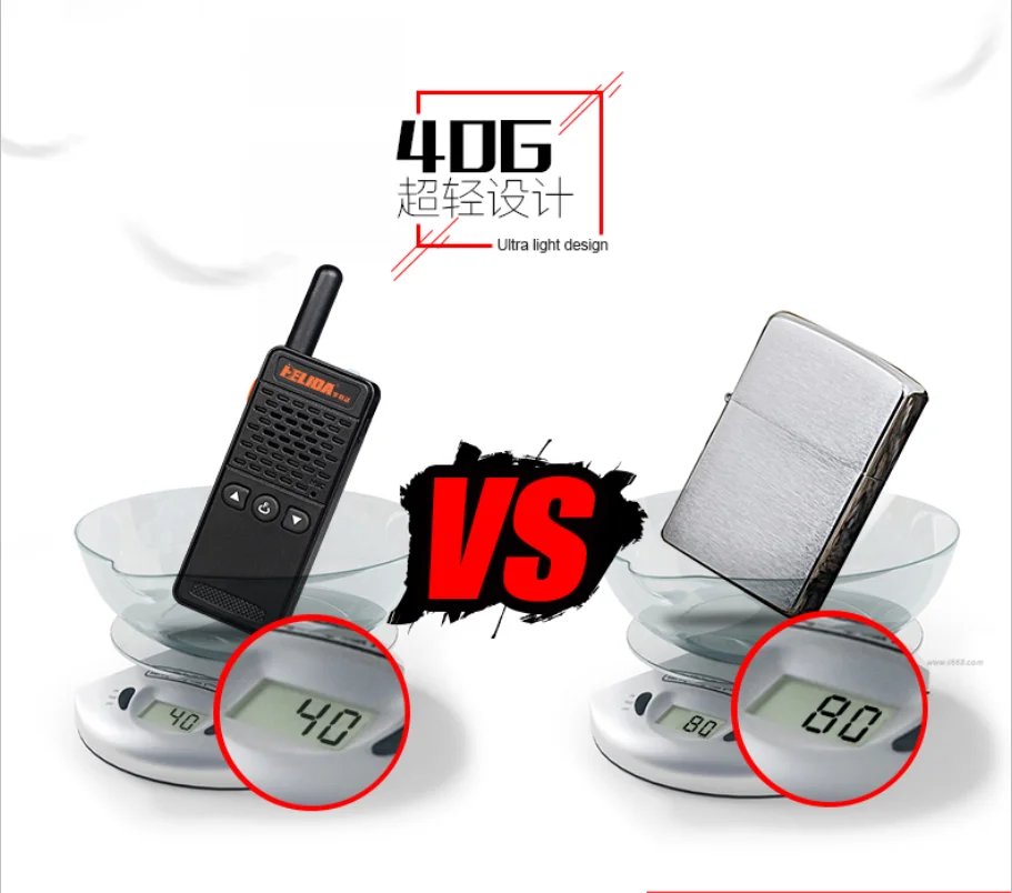 2W Durable UHF Mini Two Way Radio Pocket Size Kids Walkie Talkie T M3 Color Woki 5