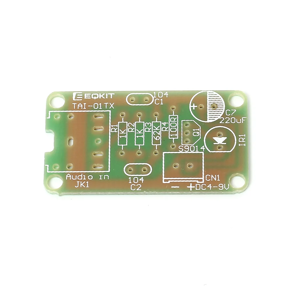 CLAITE TAI-01 5 в 8 Ом инфракрасный аудио приемопередатчик Комплект DIY аудио передатчик модуль цифровой аудио звуковой комплект