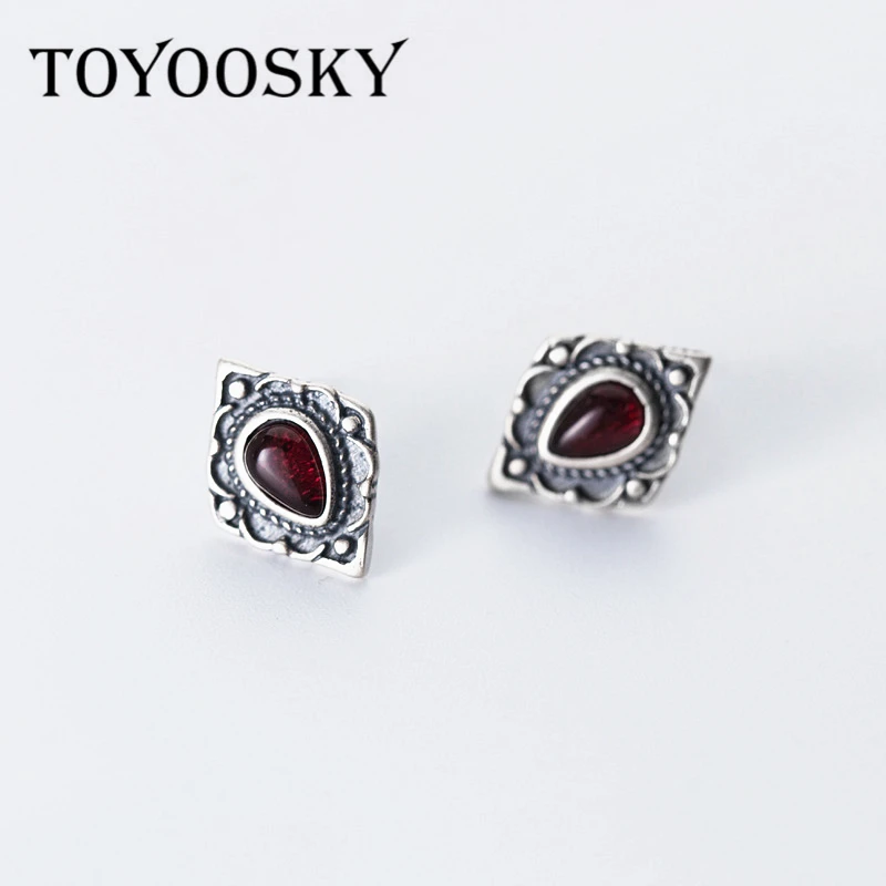 TOYOOSKY Новинка настоящее Тайское Серебро 925 пробы ручная работа простая